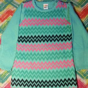 Healthtex toddler girls sweater dress. Size 5T